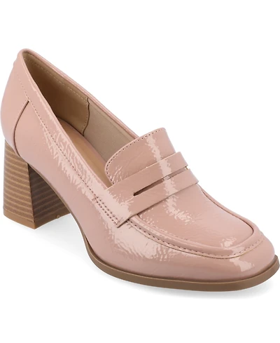 Journee Collection Women's Malleah Heeled Loafers