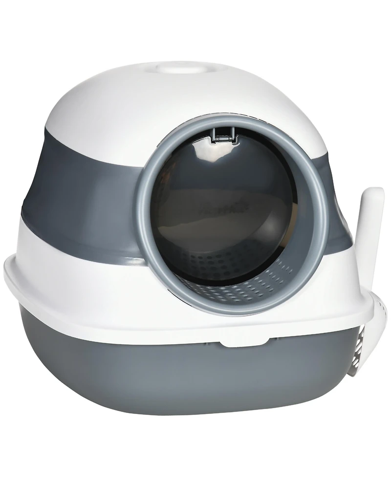 PawHut Dome Cove Cat Litter Box with Lid, , and