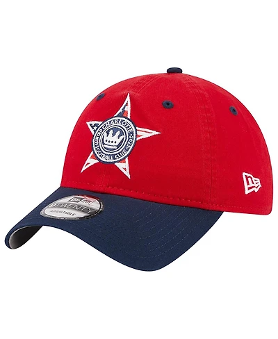 Men's New Era Red Charlotte Fc Americana 9TWENTY Adjustable Hat