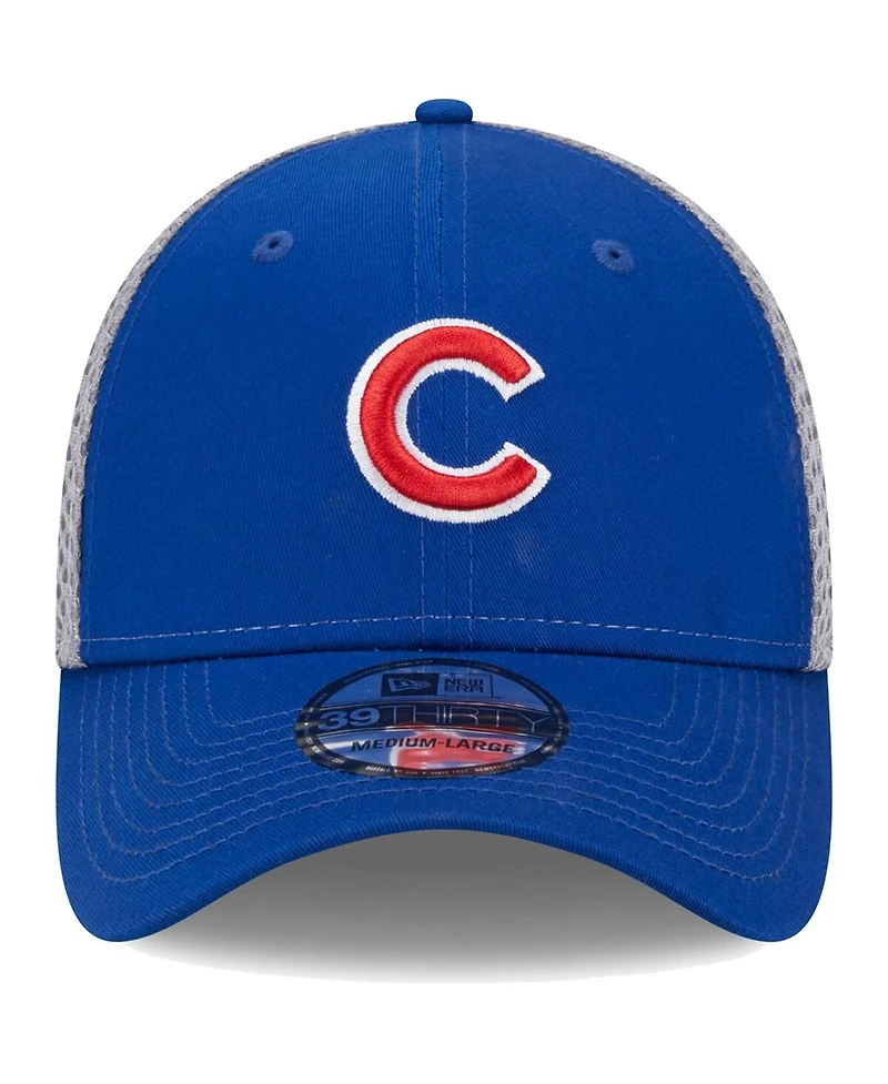 Men's New Era Royal Chicago Cubs Team Neo 39THIRTY Flex Hat