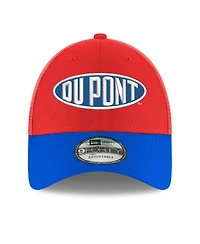 Men's New Era Scarlet Jeff Gordon Dupont 9FORTY A-Frame Trucker Snapback Hat