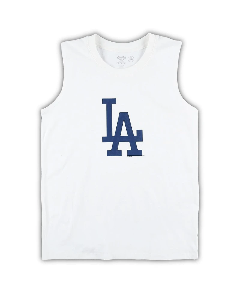 Women's Concepts Sport White, Royal Los Angeles Dodgers Plus Tank Top and Shorts Sleep Set