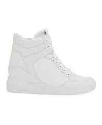 Guess Women's Blairin Logo Hidden Wedge Lace-up Sneakers