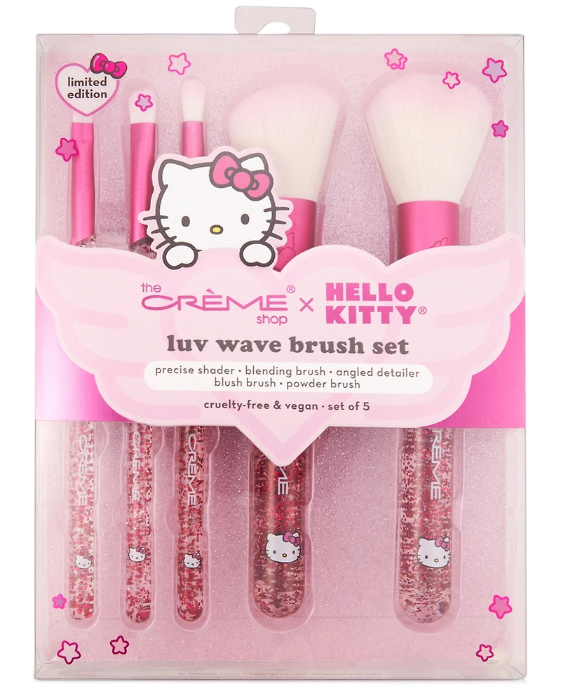 The Creme Shop 5-Pc. Hello Kitty Luv Wave Brush Set