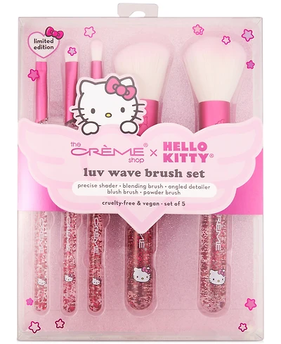 The Creme Shop 5-Pc. Hello Kitty Luv Wave Brush Set