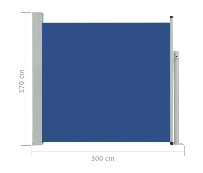Patio Retractable Side Awning 66.9"x118.1