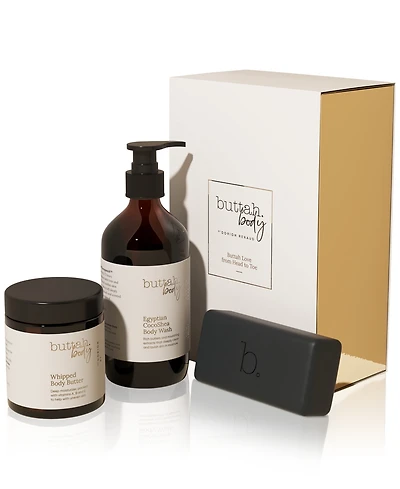 Buttah Skin 3-Pc. Buttah Charcoal Love From Head To Toe Set