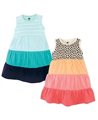 Hudson Baby Baby Girls Cotton Dresses