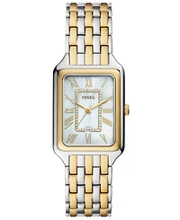 Fossil Women's Raquel Three-Hand Date Two-Tone Stainless Steel Watch, 26mm