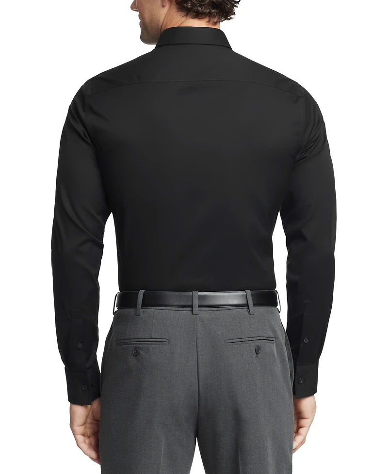 Calvin Klein Men's Refined Cotton Stretch Slim Fit Dress Shirt