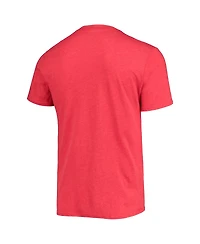 Men's Concepts Sport Heathered Charcoal, Red Fresno State Bulldogs Meter T-shirt and Pants Sleep Set