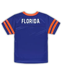 Little Boys and Girls Royal, Orange Florida Gators Red Zone Jersey Pants Set