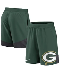 Men's Nike Green Green Bay Packers Stretch Performance Shorts