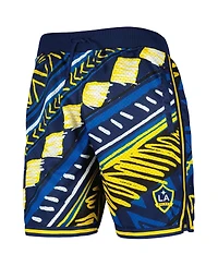 Men's Mitchell & Ness Navy La Galaxy Tribal Fashion Shorts