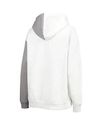 Women's Gameday Couture Gray, White Texas Longhorns Split Pullover Hoodie