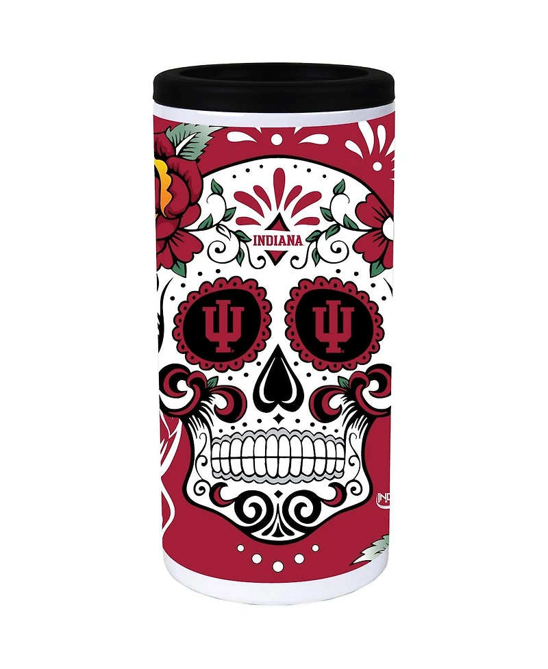Indiana Hoosiers Dia Stainless Steel 12 Oz Slim Can Cooler