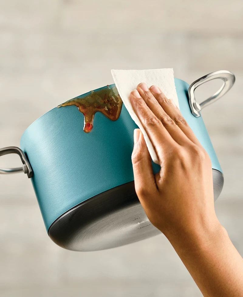 Anolon Achieve Hard Anodized Nonstick 4 Quart Saucepot with Lid