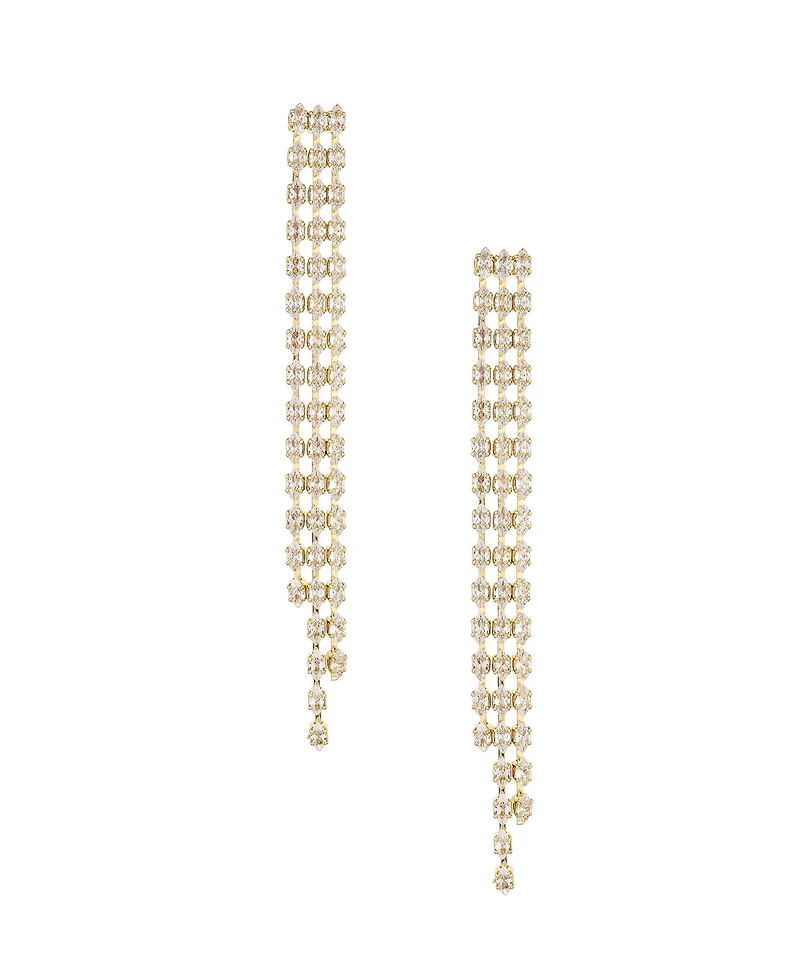 Ettika Fan Out 18K Gold Plated Dangle Earrings