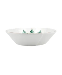Vietri Melamine Lastra Holiday Large Shallow Serving Bowl 12''