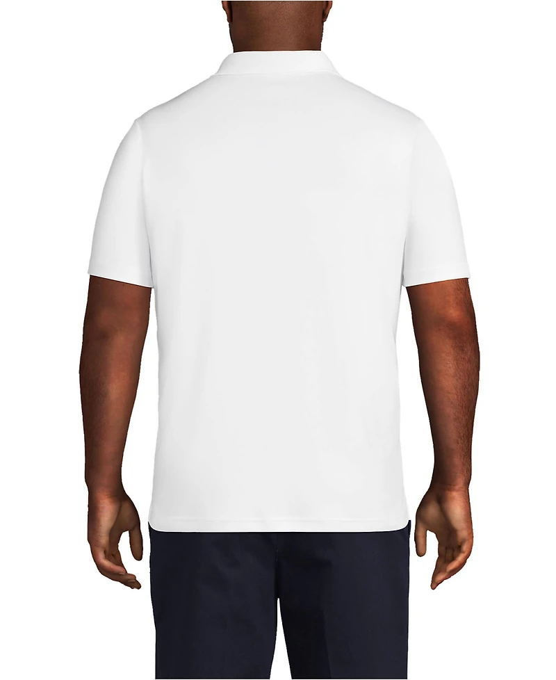 Lands' End Big & Tall Short Sleeve Cotton Supima Polo Shirt with Pocket