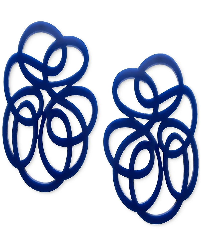 Swanky Designs Tatiana Swirl Drop Earrings
