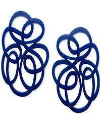 Swanky Designs Tatiana Swirl Drop Earrings