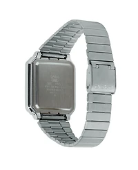 G-Shock Unisex Digital Silver-Tone Stainless Steel Watch 33.5mm, A120WE-1AVT