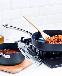 Blue Diamond Hard Anodized Ceramic Nonstick 10 Piece Cookware Set