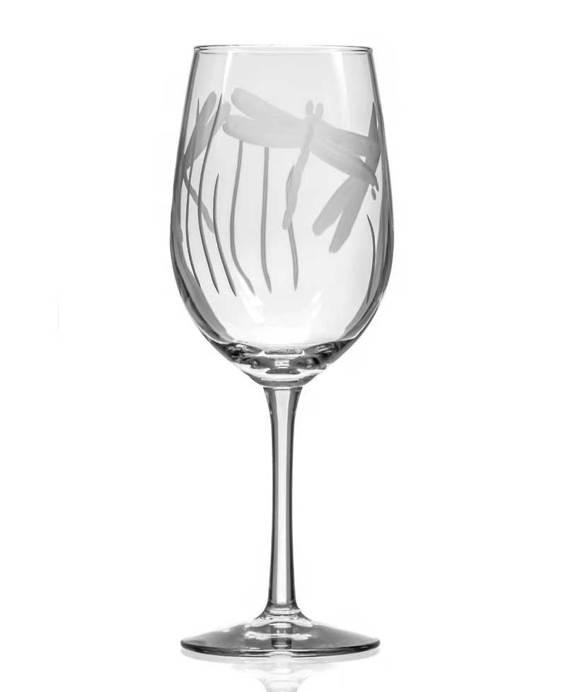 Rolf Glass Dragonfly White Wine Glass 12oz