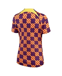 Women's Nike Yellow Barcelona 2022/23 Pre-Match Raglan Performance Top