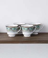 Noritake Serene Garden 4 Piece Cups Set, 8 oz, Service for 4