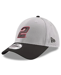 Men's New Era Gray, Black Austin Cindric 9FORTY Snapback Adjustable Hat