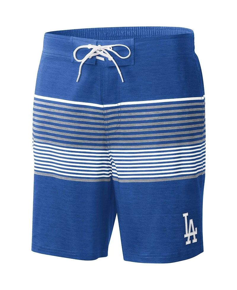 Men's G-iii Sports by Carl Banks Royal Los Angeles Dodgers Coastline Volley Swim Shorts