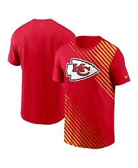Men's Nike Red Kansas City Chiefs Yard Line Fashion Asbury T-shirt