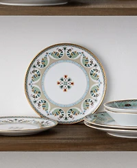 Noritake Serene Garden 4 Piece Salad Plates Set, 8.25", Service for 4