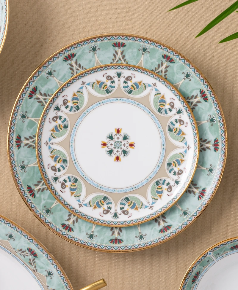 Noritake Serene Garden 4 Piece Dinner Plates Set, 10.5", Service for 4