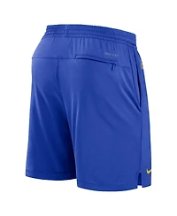 Men's Nike Royal Los Angeles Rams Sideline Performance Shorts