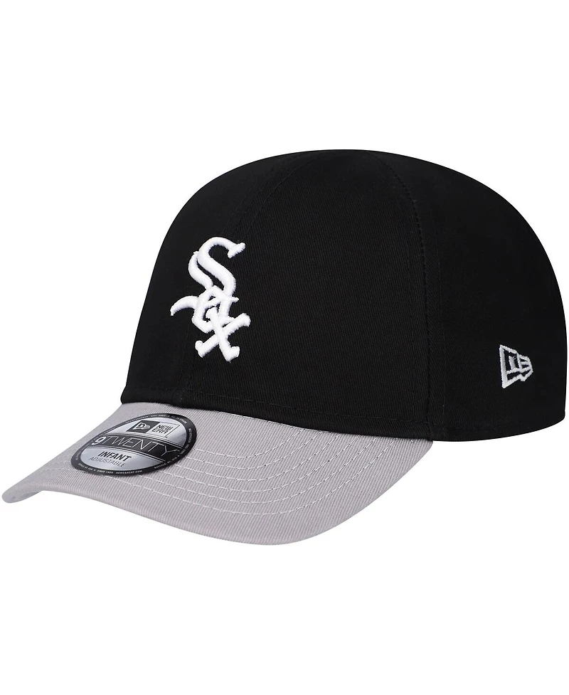 Infant Boys and Girls New Era Black Chicago White Sox Team Color My First 9TWENTY Flex Hat