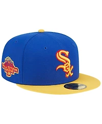 Men's New Era Royal, Yellow Chicago White Sox Empire 59FIFTY Fitted Hat