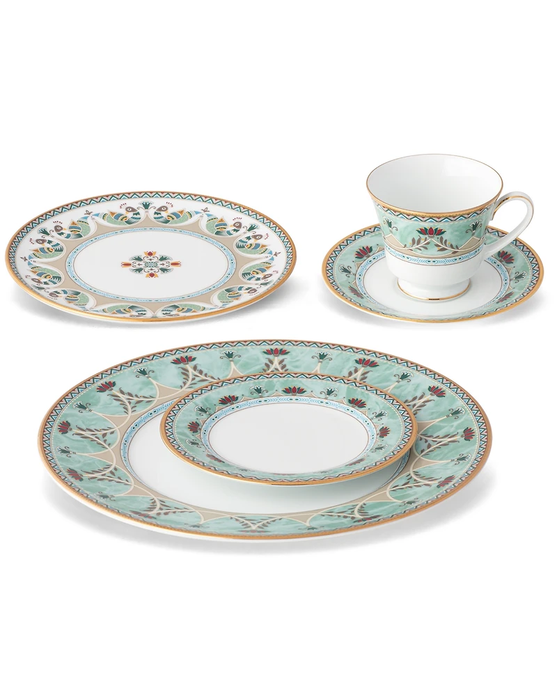 Noritake Serene Garden 5 Piece Place Setting Set
