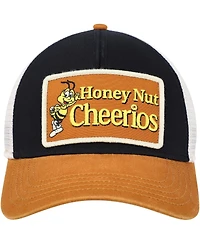 Men's American Needle Black, Cream Cheerios Valin Trucker Snapback Hat