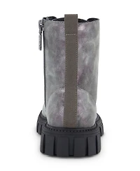 Dkny Little Girls Carrie Side Zipper Moto Shine Boots