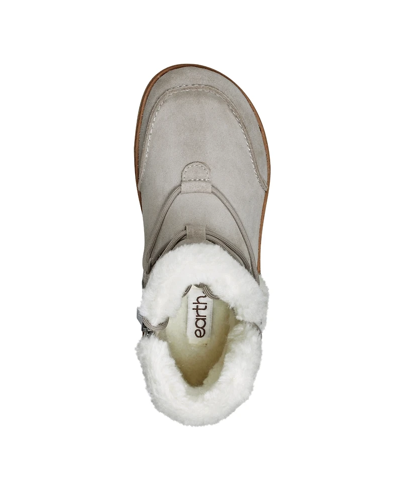 Earth Women's Fleet Cold Weather Lace-Up Casual Booties
