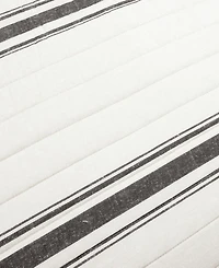 Lush Decor Farmhouse Stripe Reversible Cotton 2-Piece Quilt, Twin/Twin Xl