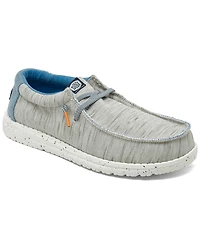 Hey Dude Big Kids Wally Jersey Casual Moccasin Sneakers from Finish Line