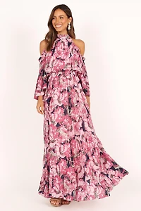 Petal and Pup Women's Hilary Pleated Maxi Dress