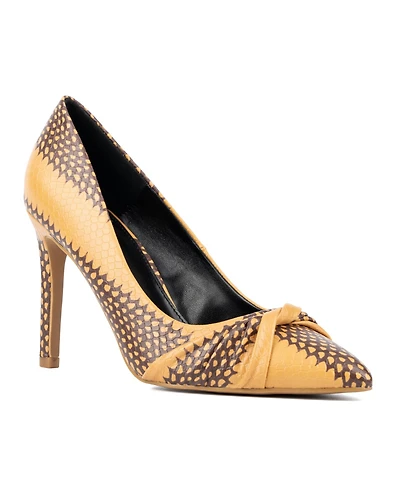 New York & Company Women's Monique- Knotted Pointy High Heels Pumps