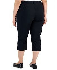 Style & Co Women's Plus Mid-Rise Comfort Waist Capri Pants, Exclusively at Macy's