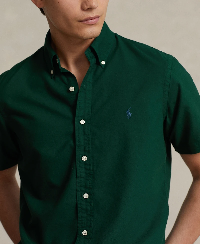 Polo Ralph Lauren Men's Cotton Classic-Fit Garment-Dyed Oxford Shirt