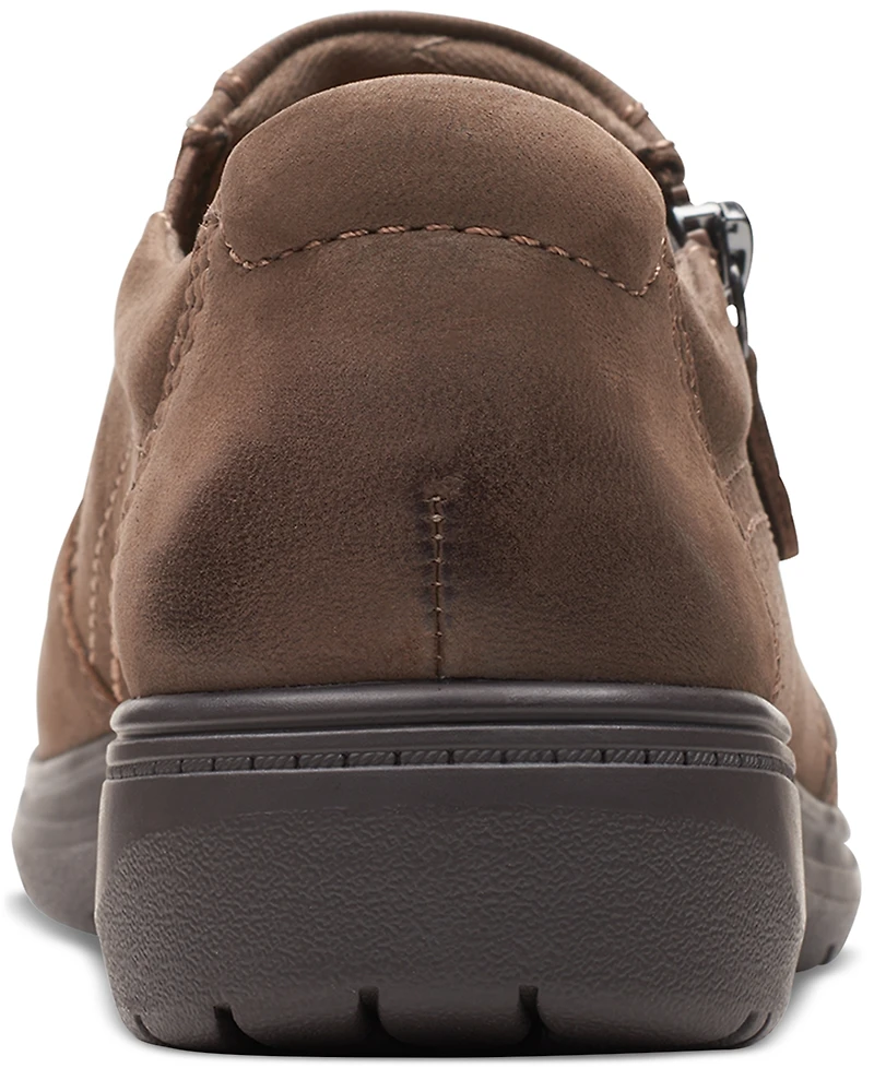 Clarks Women's Carleigh Ray Round-Toe Side-Zip Shoes
